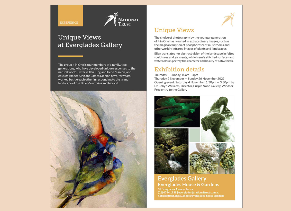 exhibition advert.